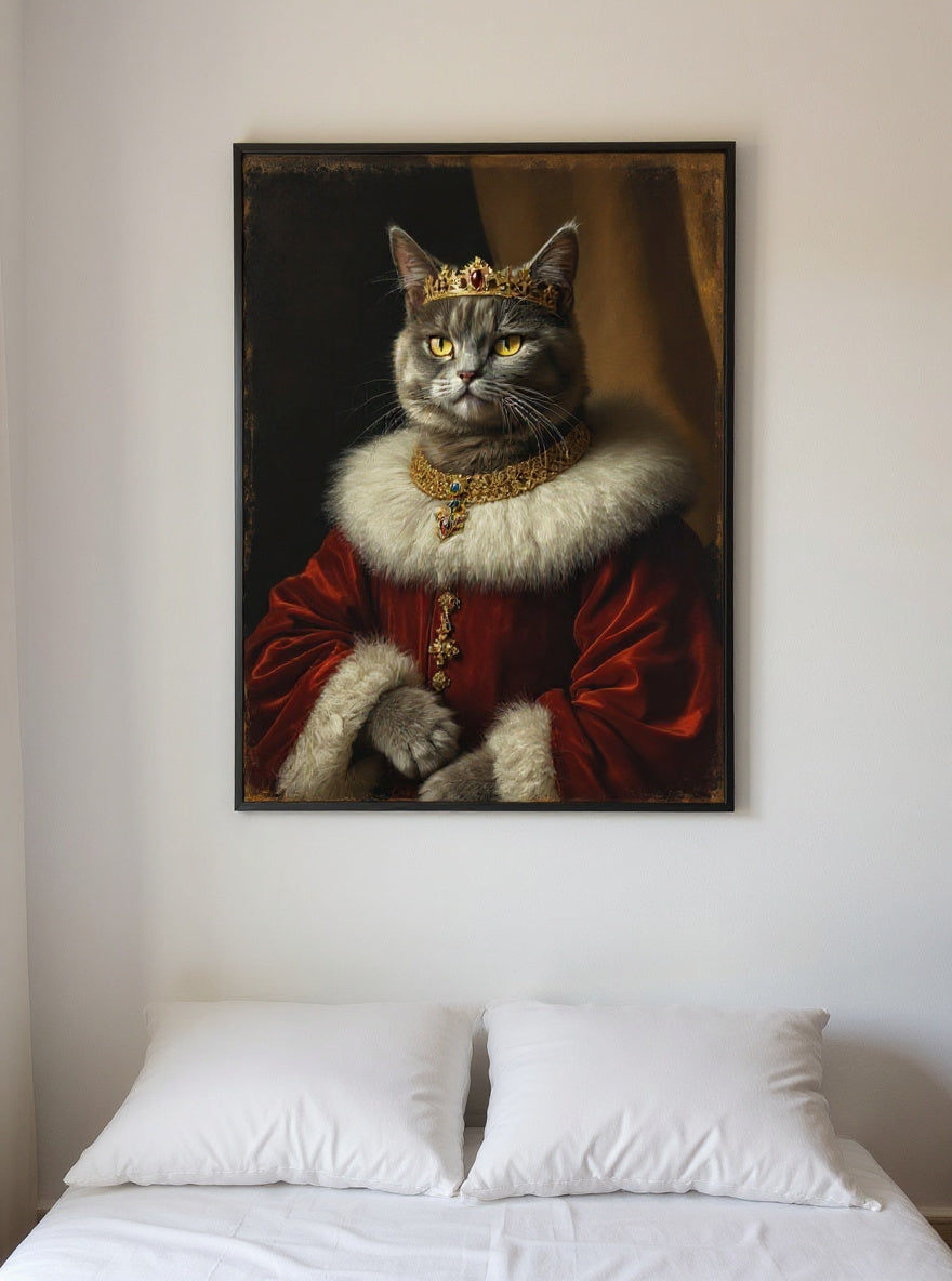 Custom Pet Portrait Framed Print